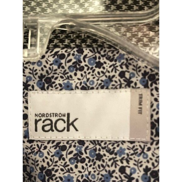 Nordstrom Rack checked shirt 17 32/33 - Picture 3 of 4